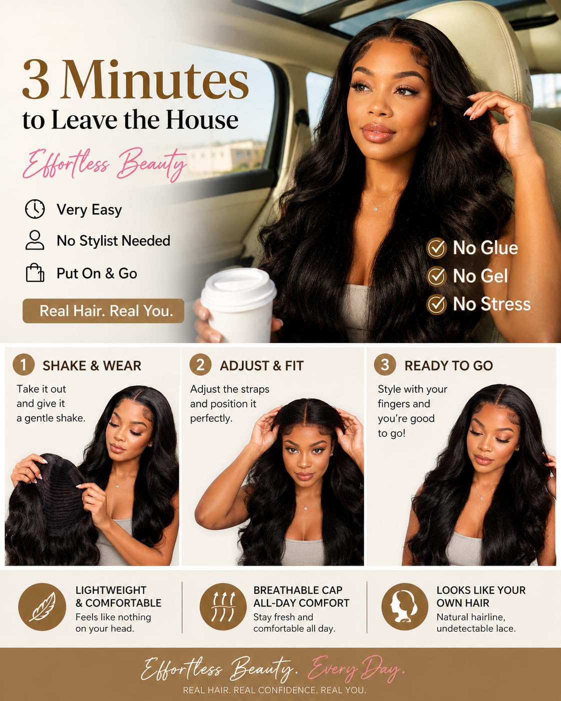 Cocoa Silk Body Wave Wig